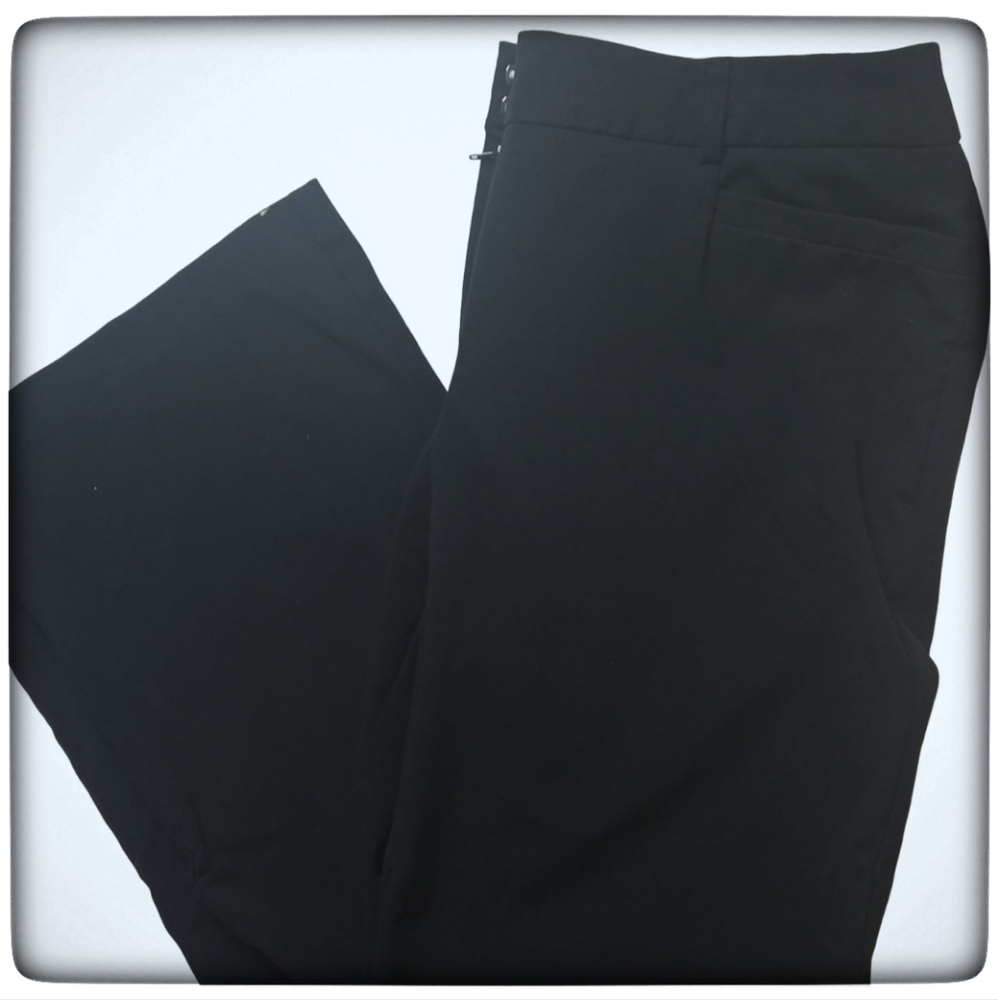 Roz & Ali Women Black Dress Slacks-Size 12